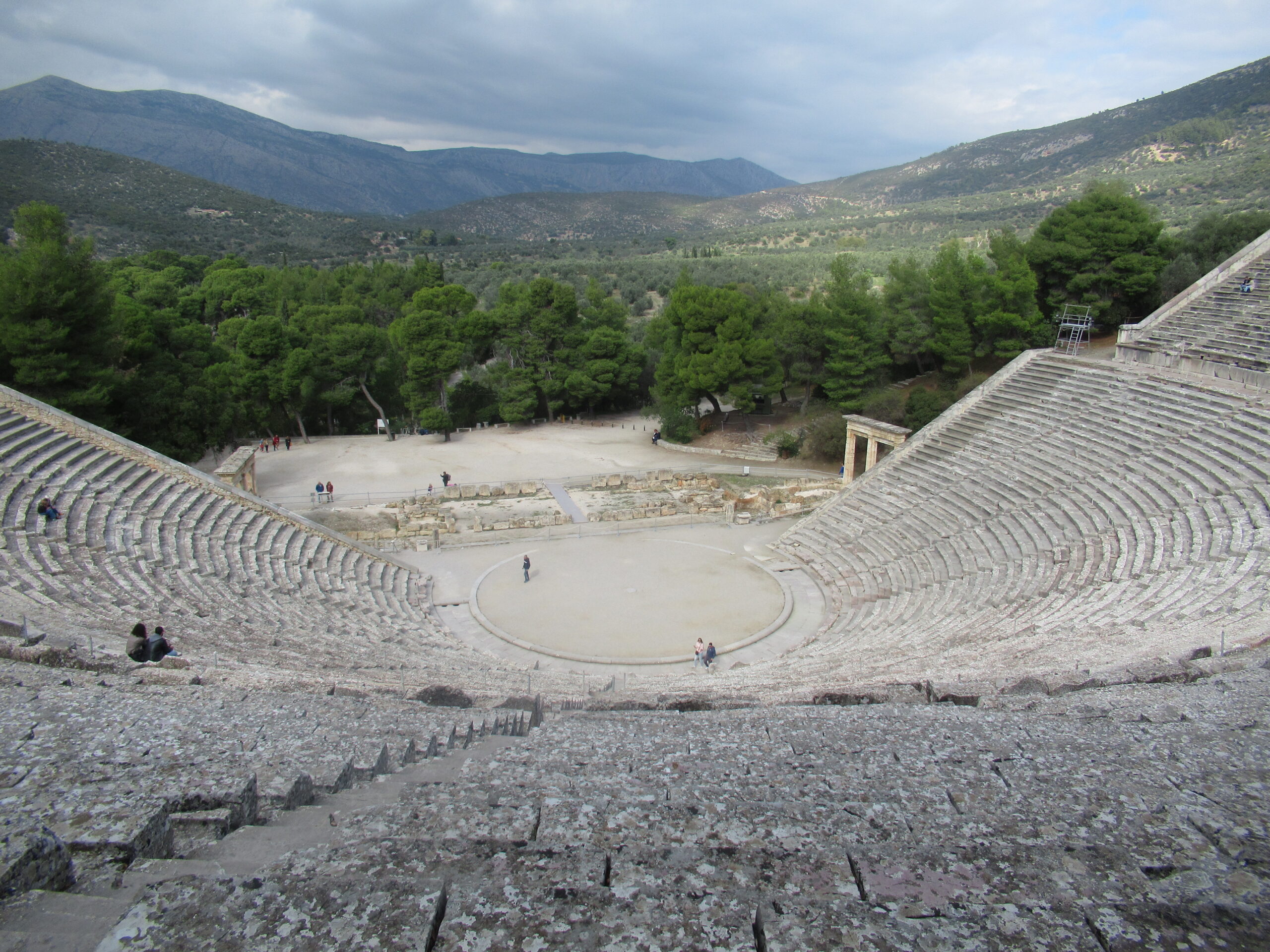 Aussicht vom Theater in Epidauros