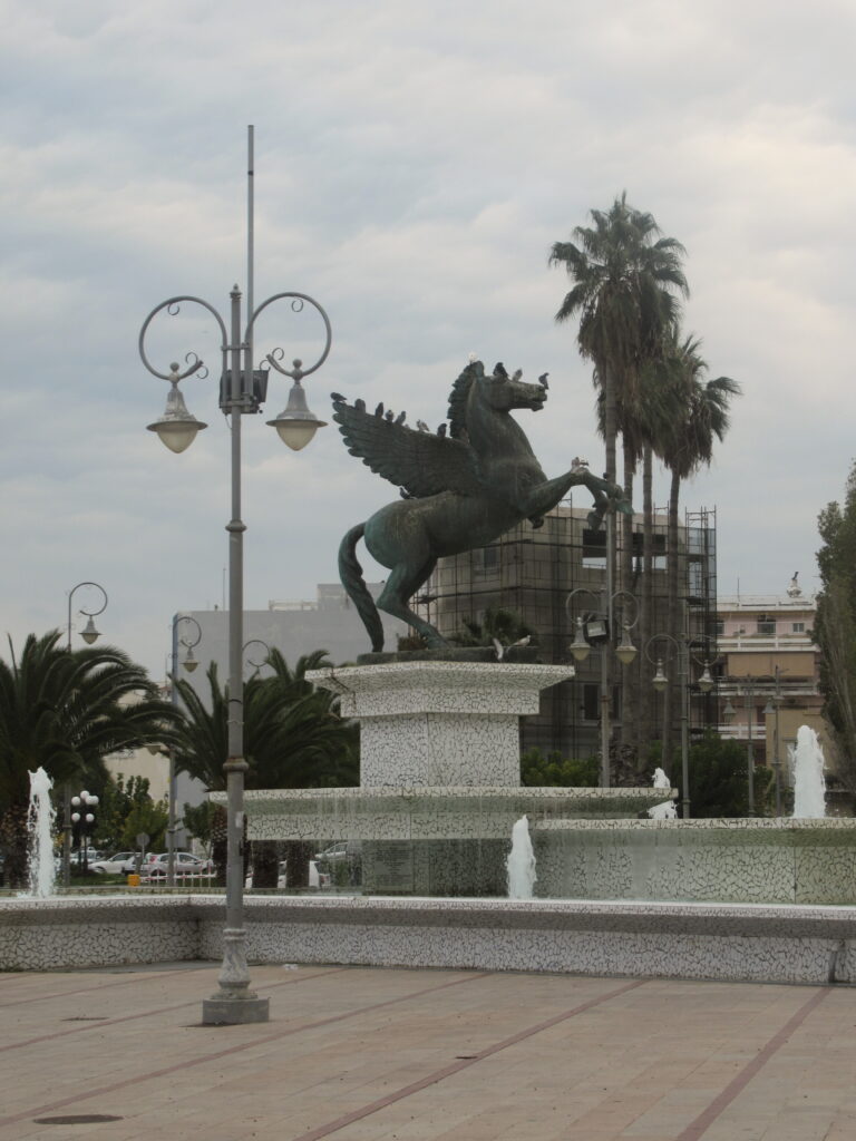 Statue des Pegasus
