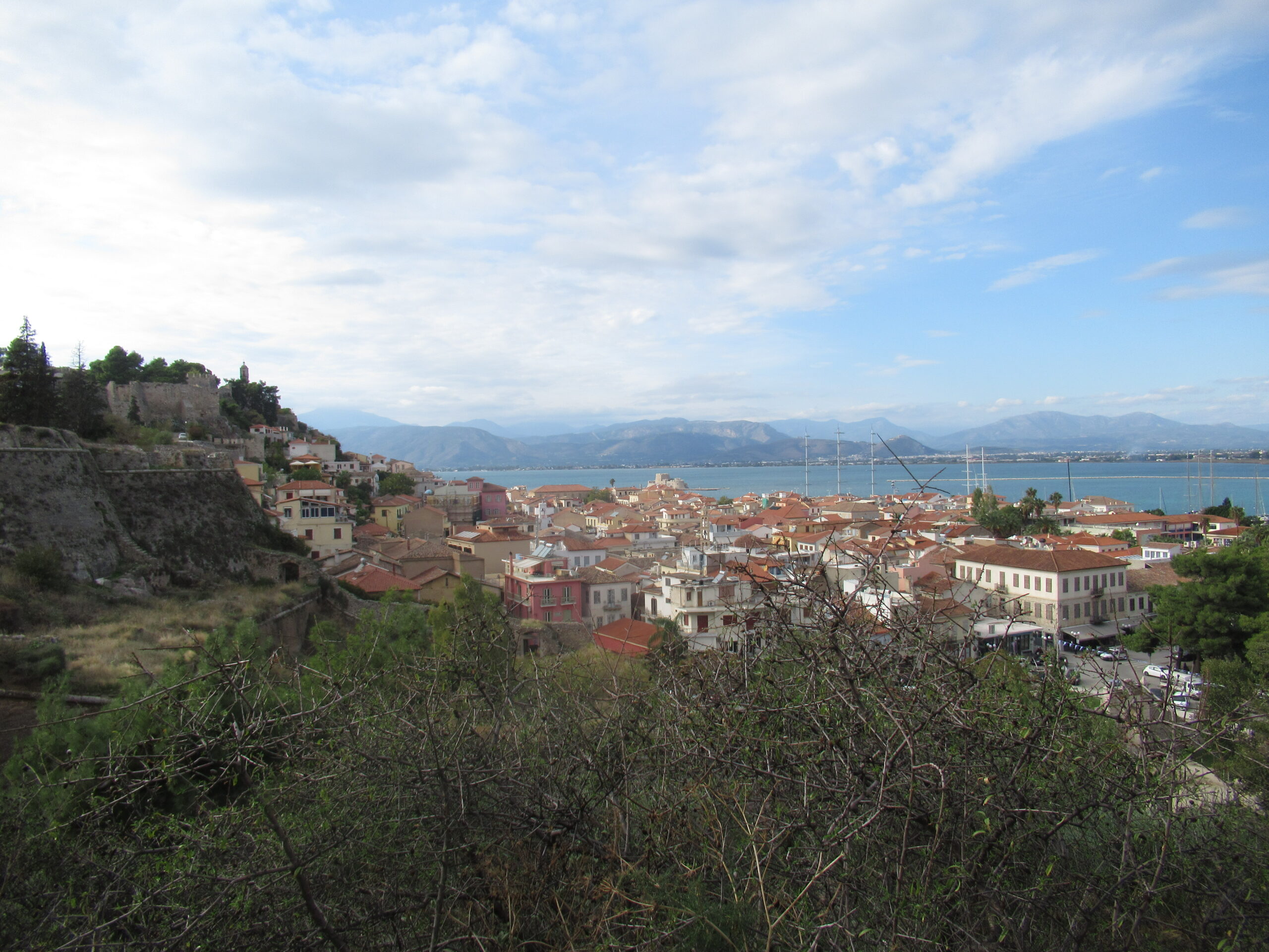 Ausblick auf die Altstadt von Nafplio