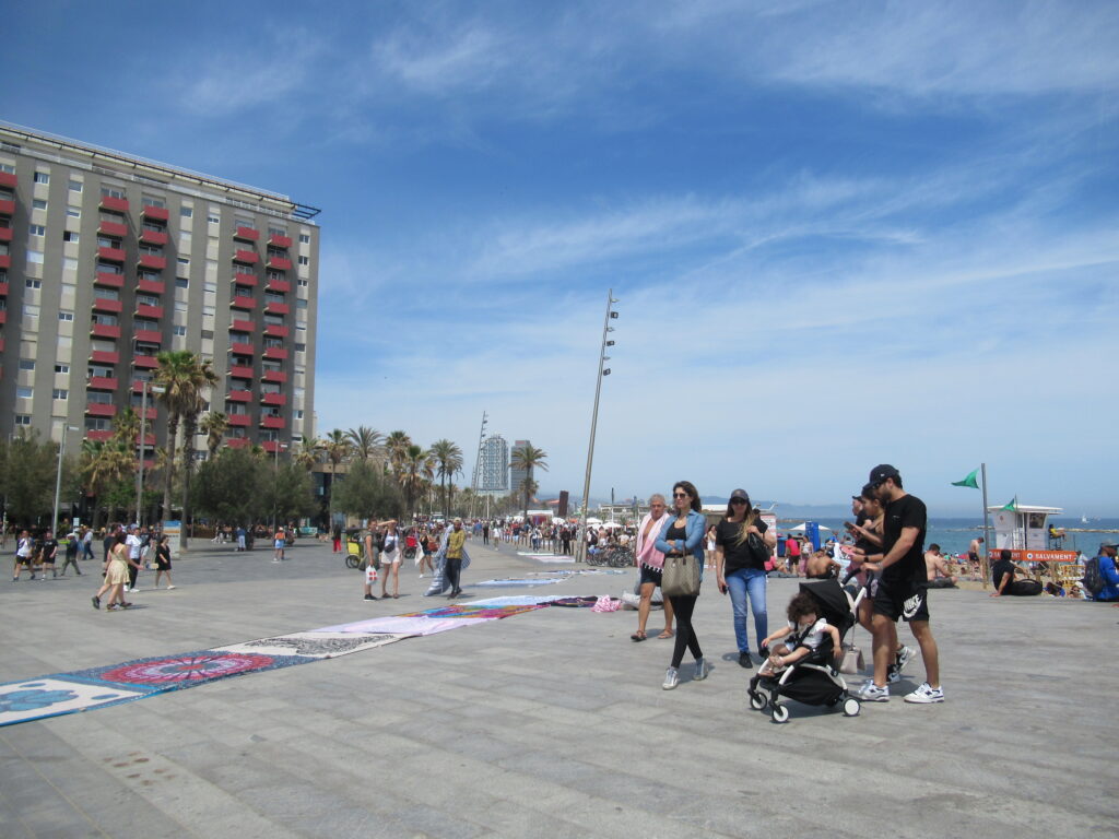 Strandpromenade von Barcelona