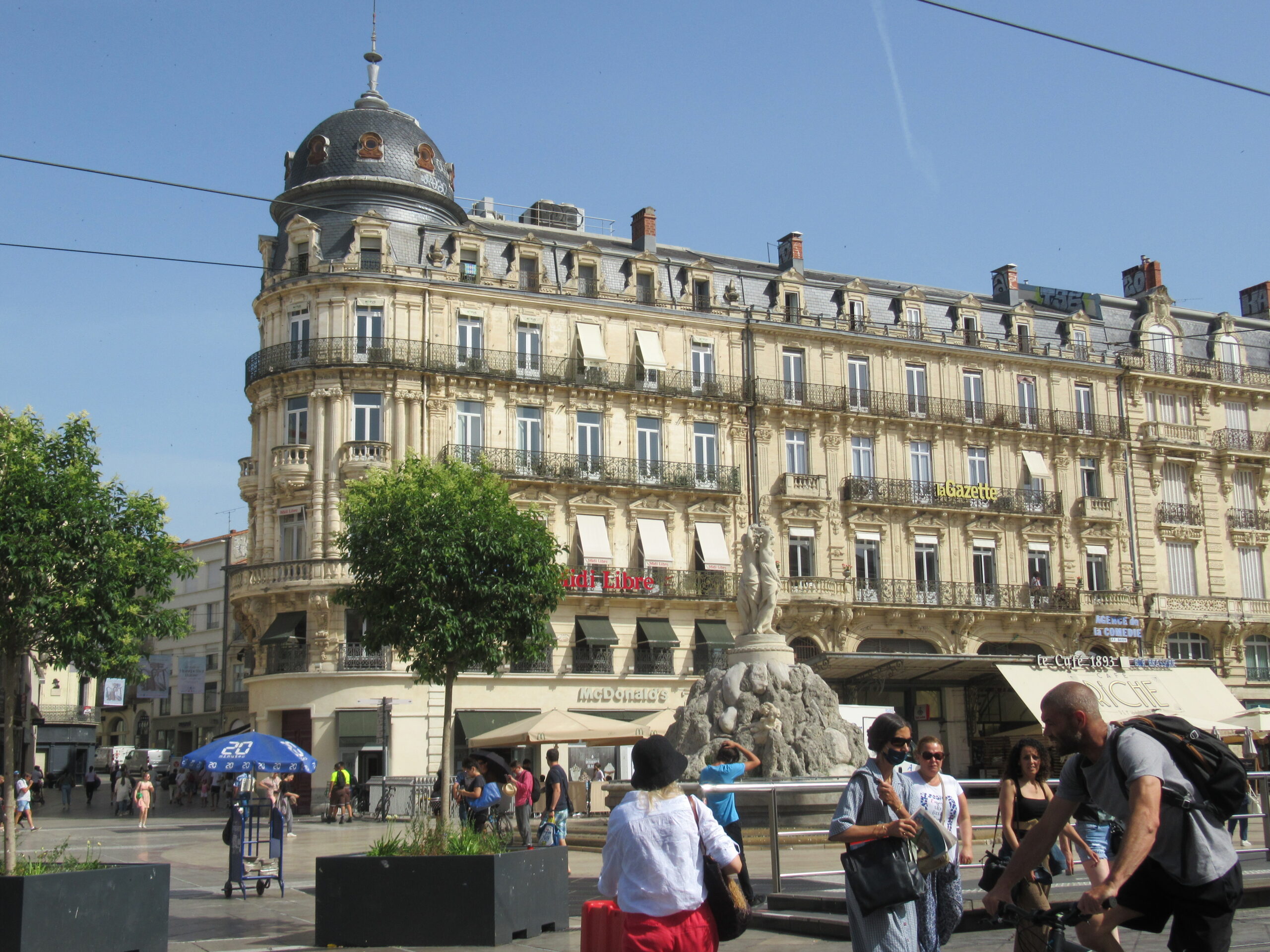 Zentrale Innenstadt von Montpellier