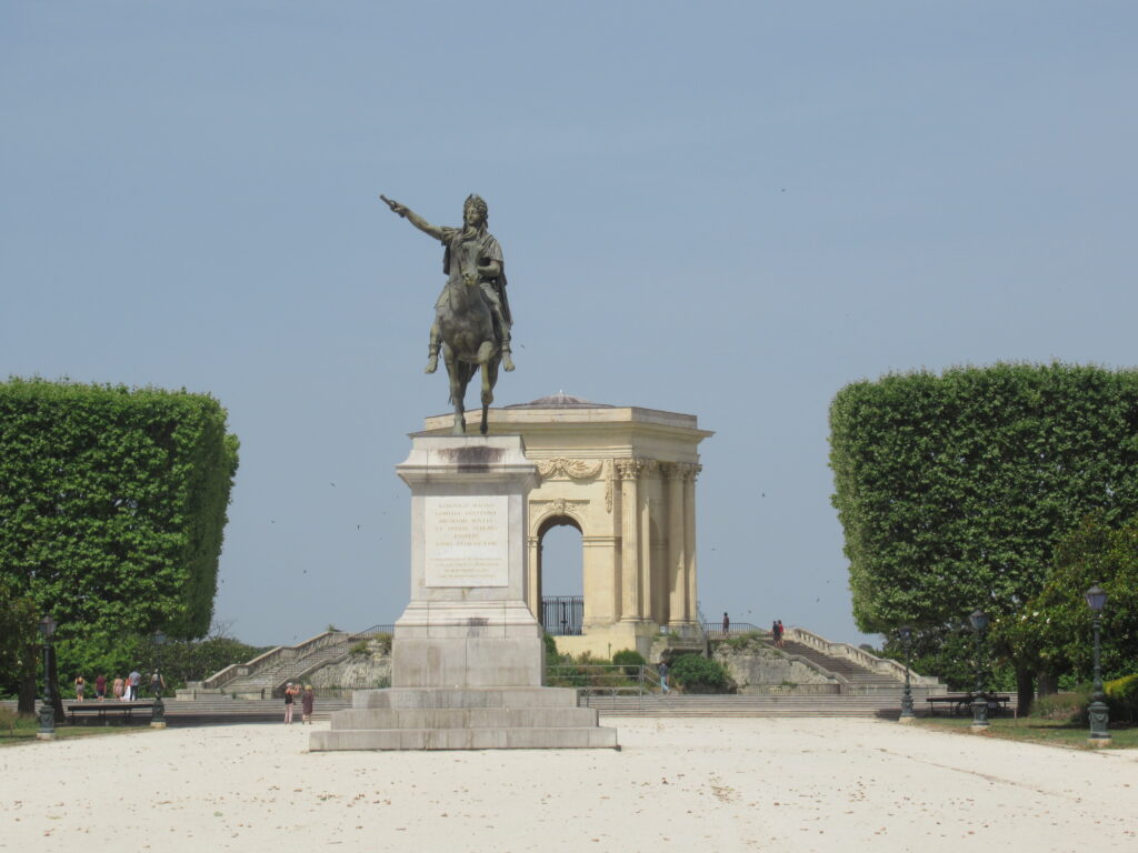 An Monumenten herrscht in Montpellier kein Mangel