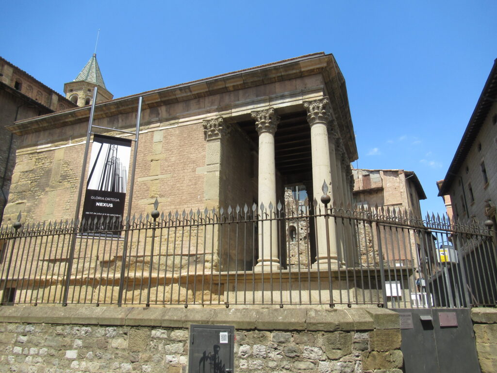 Der römische Tempel in Vic – Überreste der Gründungszeit