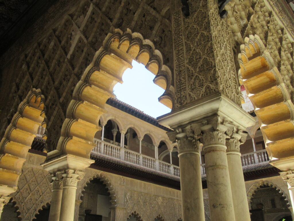 Im Inneren des Real Alcazar von Sevilla