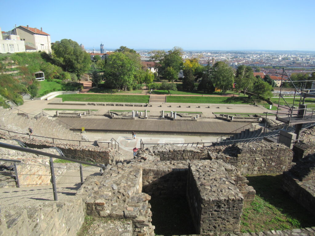 Überreste des römischen Theaters